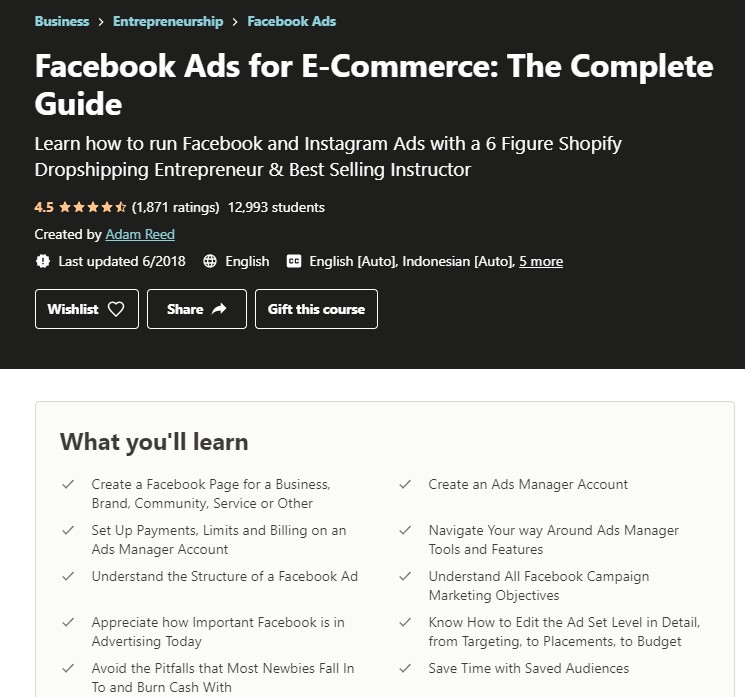 facebook ads guide ecommerce