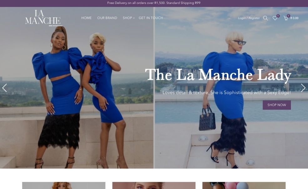 La Manche Clothing Shopify store
