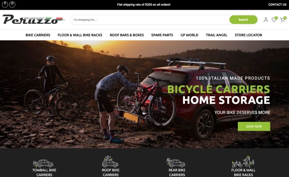 Peruzzo Shopify store