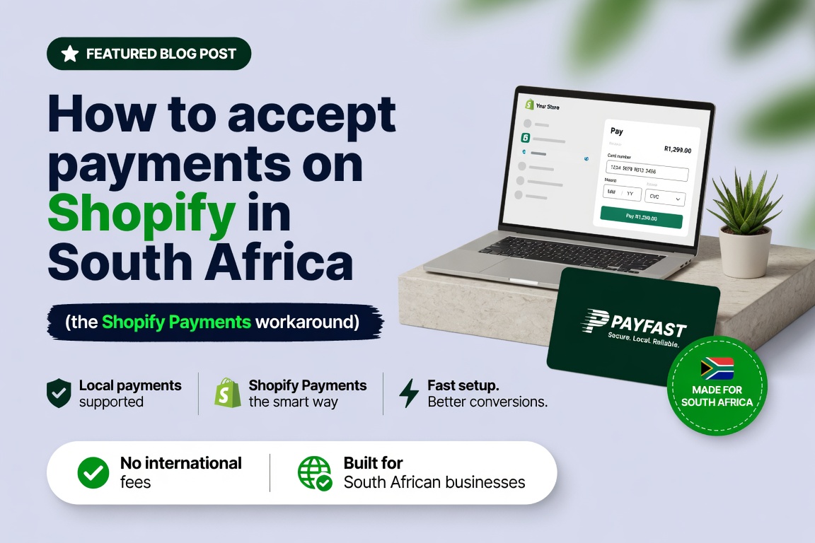 How to accept payments on Shopify in South Africa