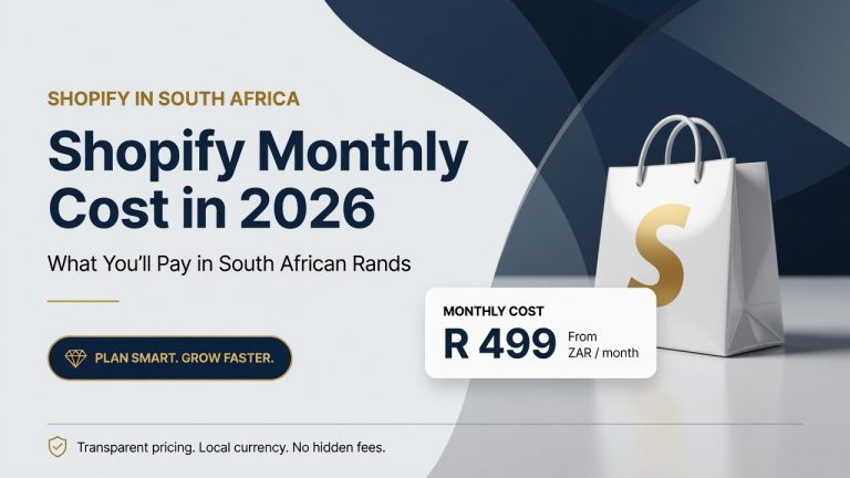 How much is Shopify per month in South Africa