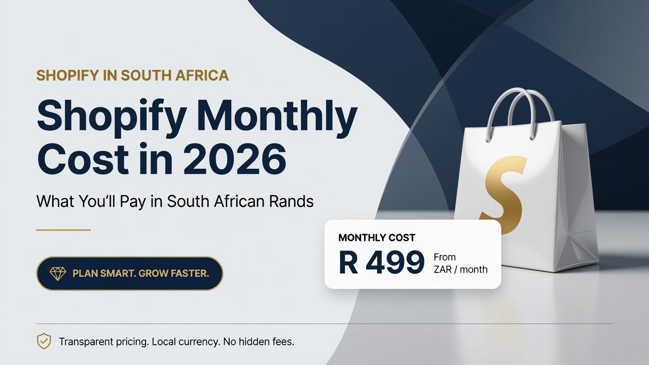 How much is Shopify per month in South Africa