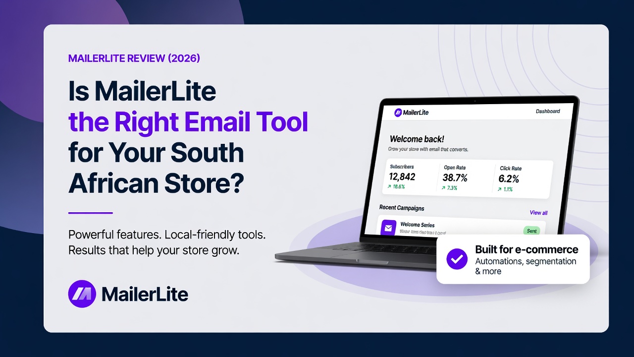 MailerLite review (2026) is it the right email tool for your South African store