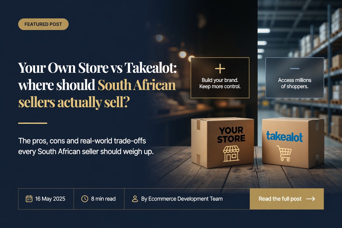 Online Store vs Takealot south africa