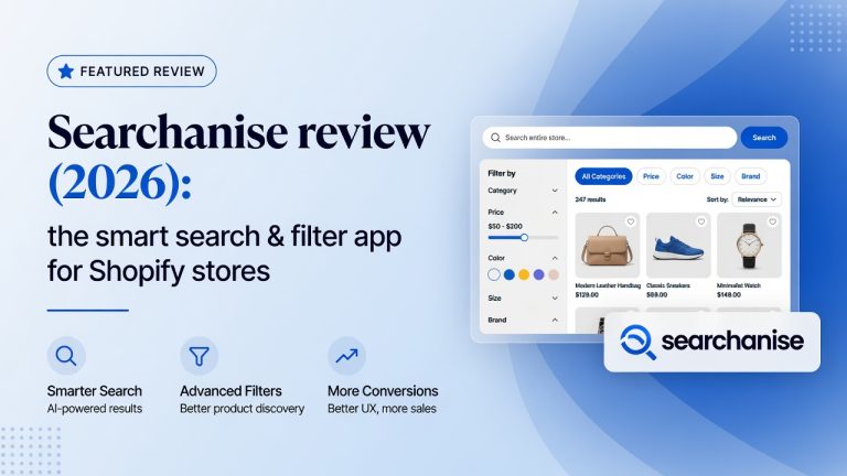 Searchanise review (2026) Shopify App