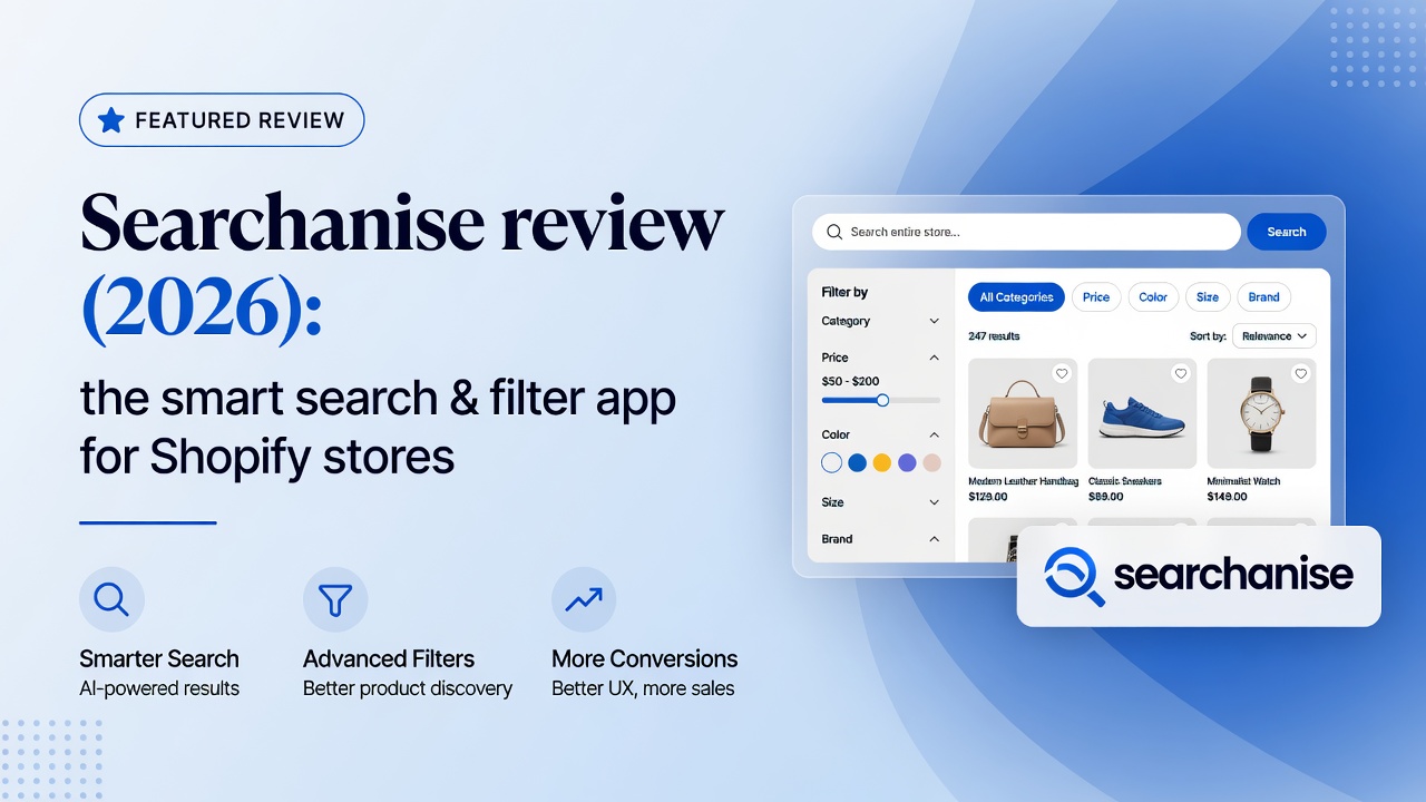 Searchanise review (2026) Shopify App