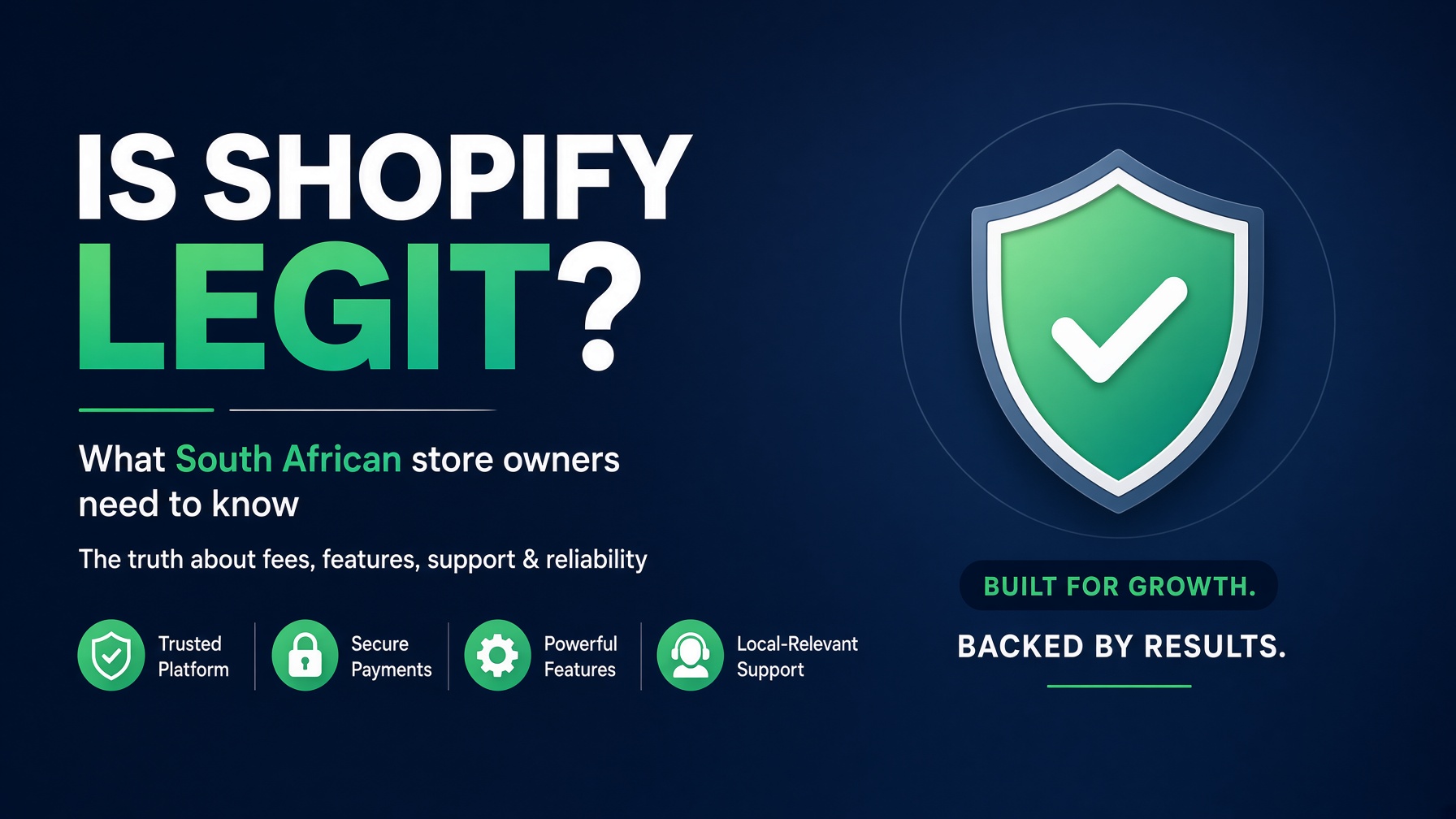 Is Shopify legit An honest South African review (2026)