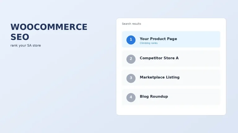 WooCommerce SEO: how to rank a South African store