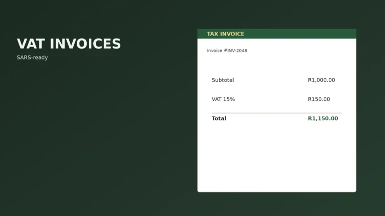 WooCommerce VAT invoices that satisfy SARS