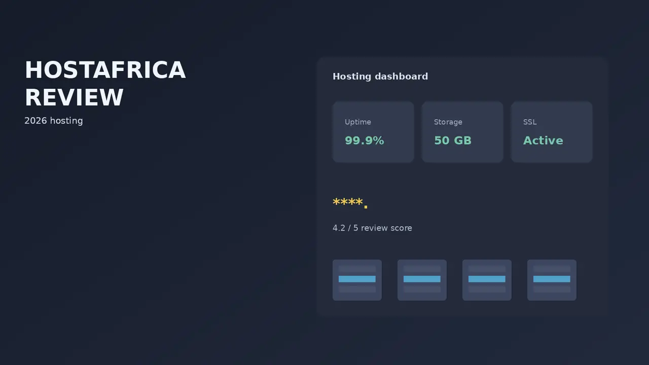 HOSTAFRICA review 2026: is it the right host for a South African online store?