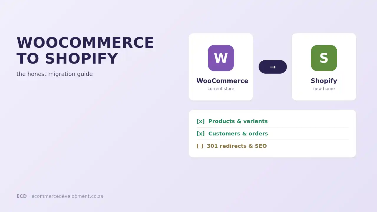 WooCommerce to Shopify migration: the honest guide for 2026